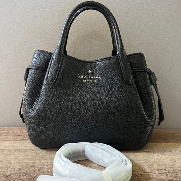 Kate Spade Dumpling Small Satchel in Black - Picture 2 of 14